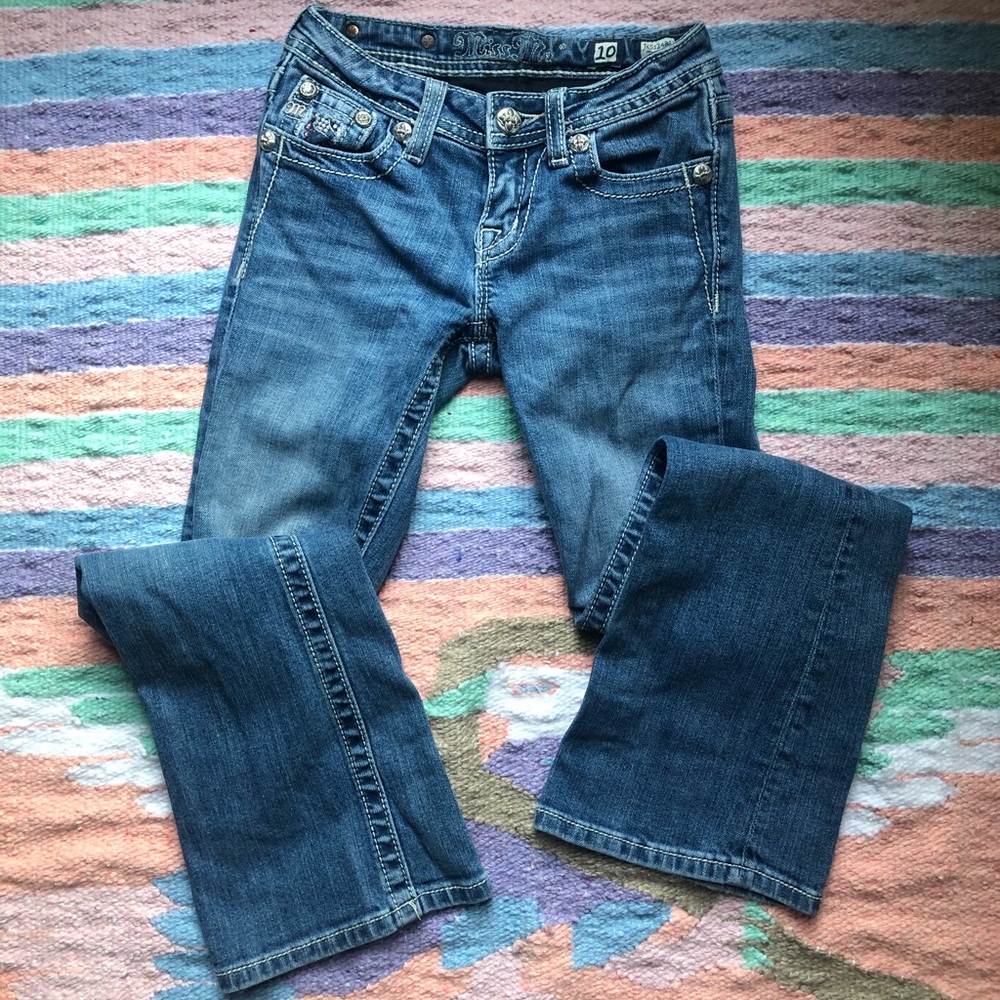 Miss Me Bootcut Blue Jeans Kids Size 10